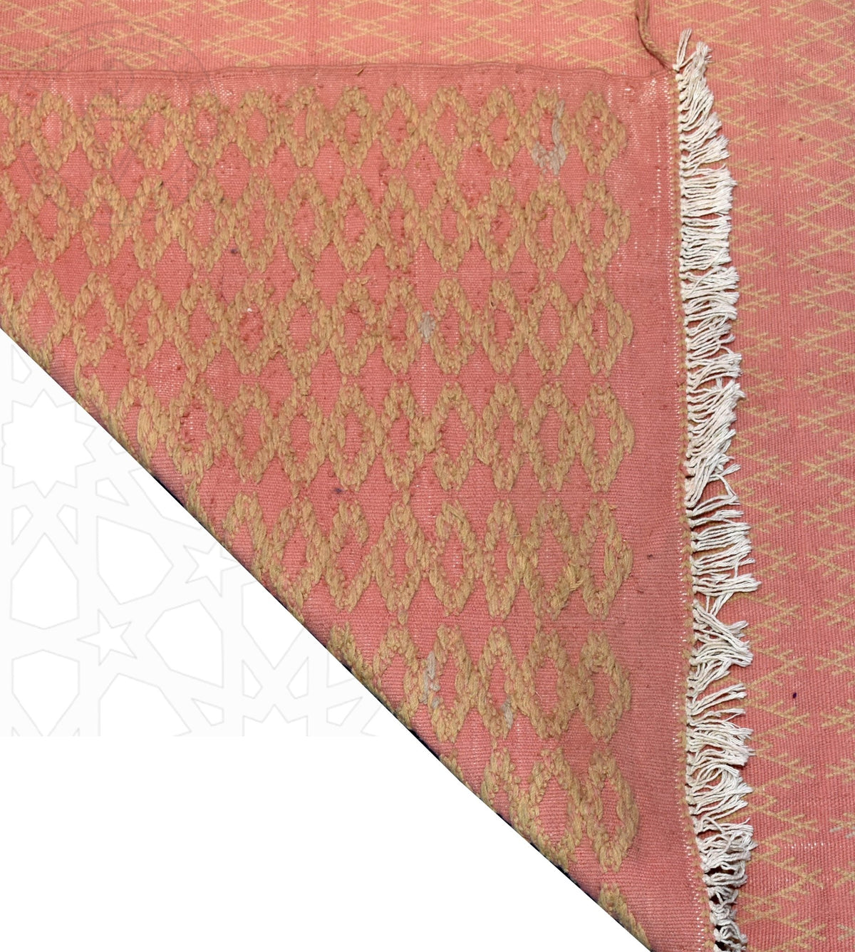 Flatweave kilim hanbal Moroccan rug - 3.61 x 7.71 ft / 110 x 235 cm - Berbers Market