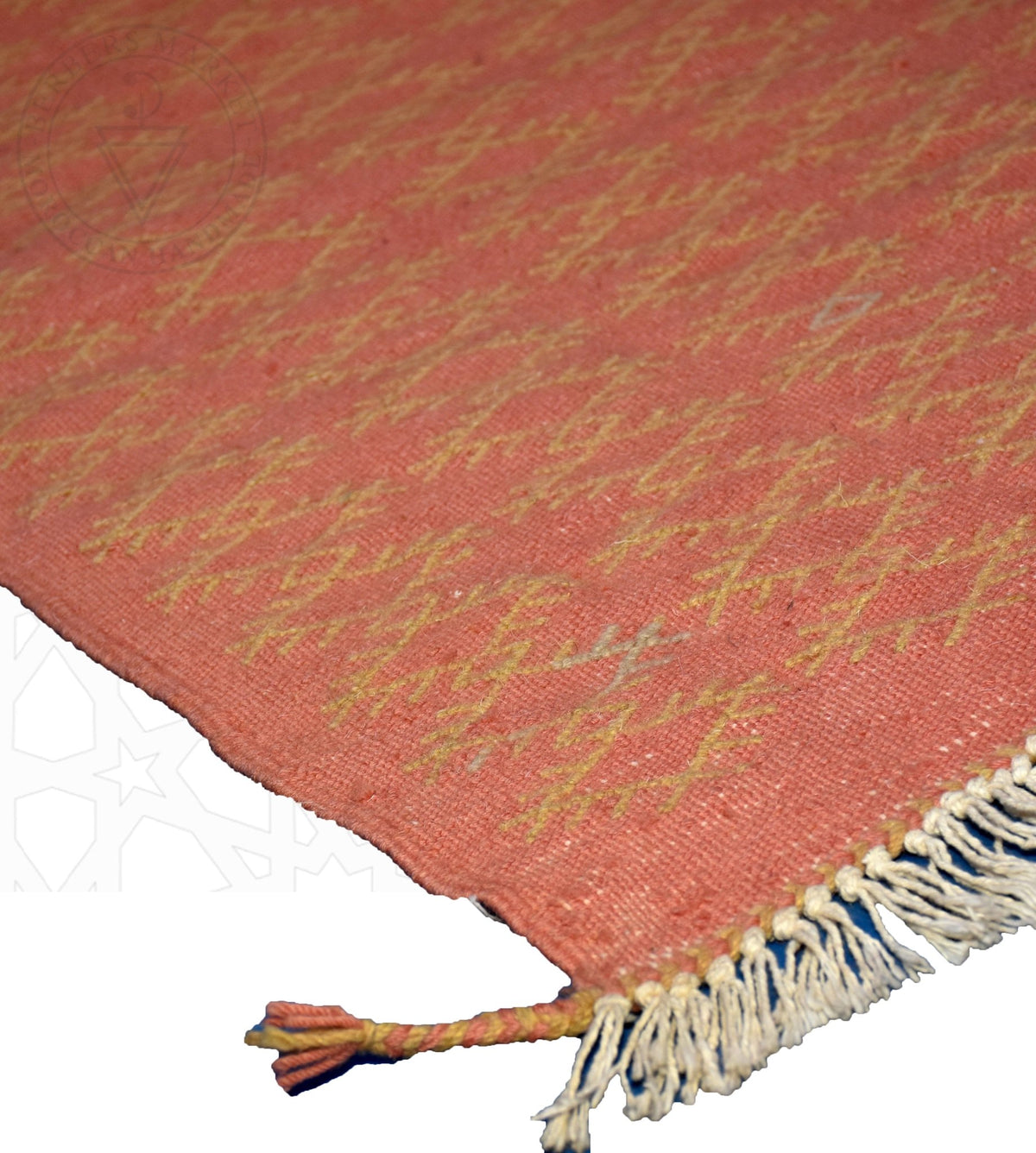 Flatweave kilim hanbal Moroccan rug - 3.61 x 7.71 ft / 110 x 235 cm - Berbers Market