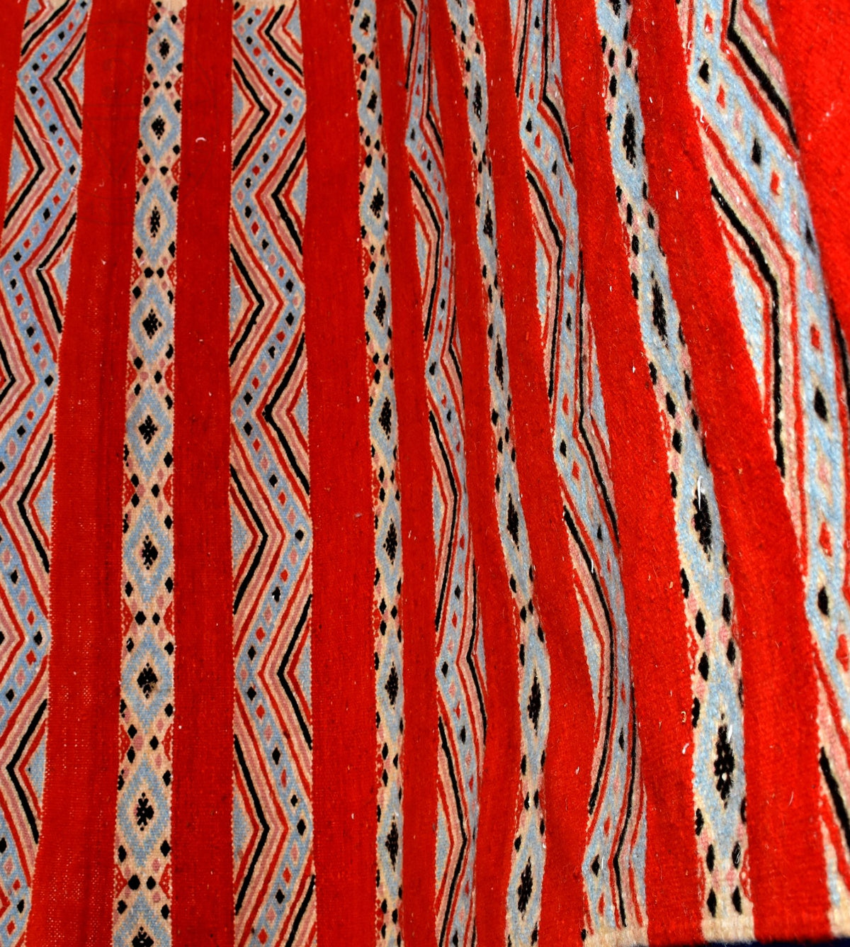 Flatweave kilim hanbal Moroccan rug - 3.78 x 5.91 ft / 115 x 180 cm - Berbers Market