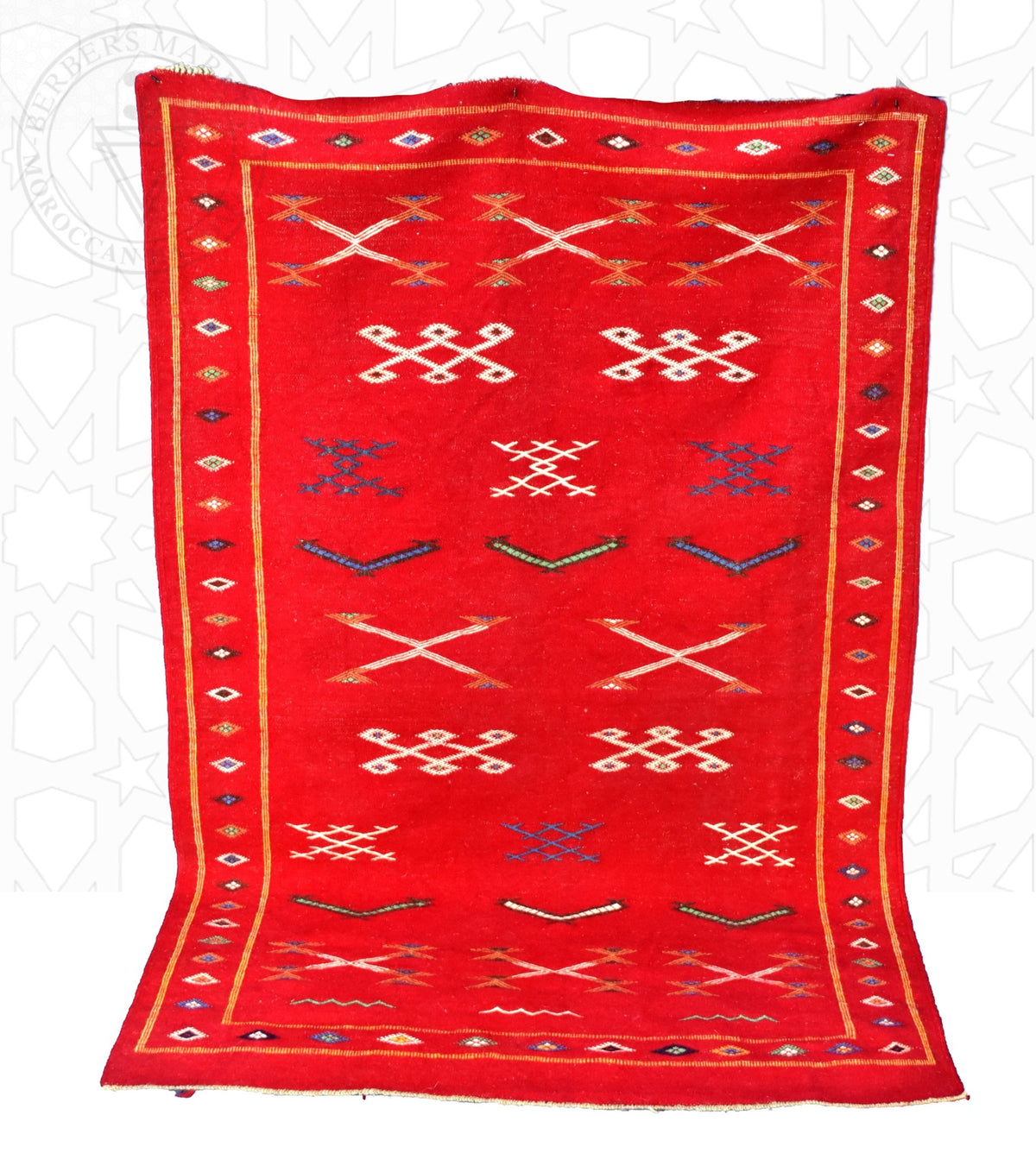 Almofada retangular Berber Kilim