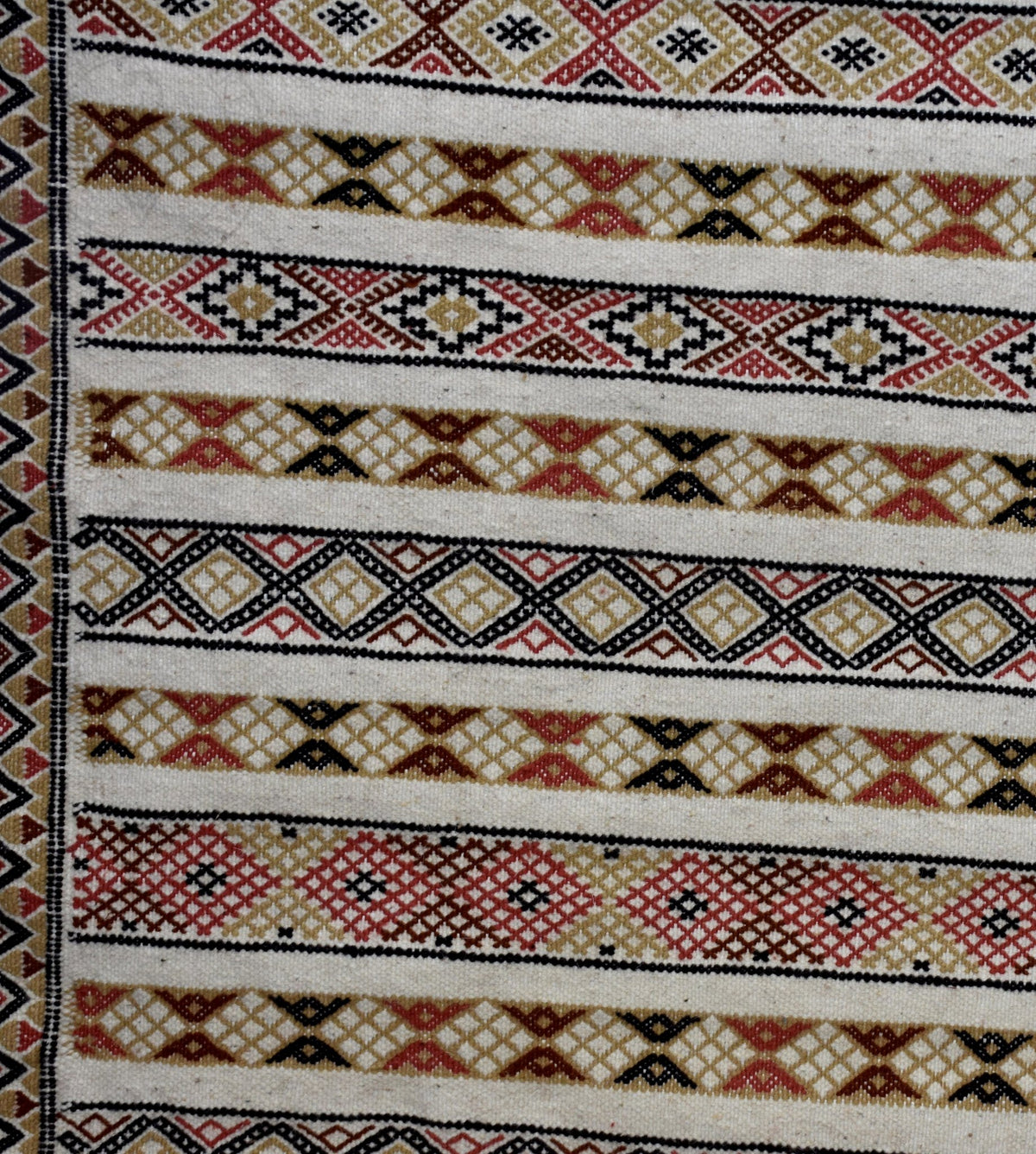 Flatweave kilim hanbal Moroccan rug - 3.94 x 5.91 ft / 120 x 180 cm - Berbers Market