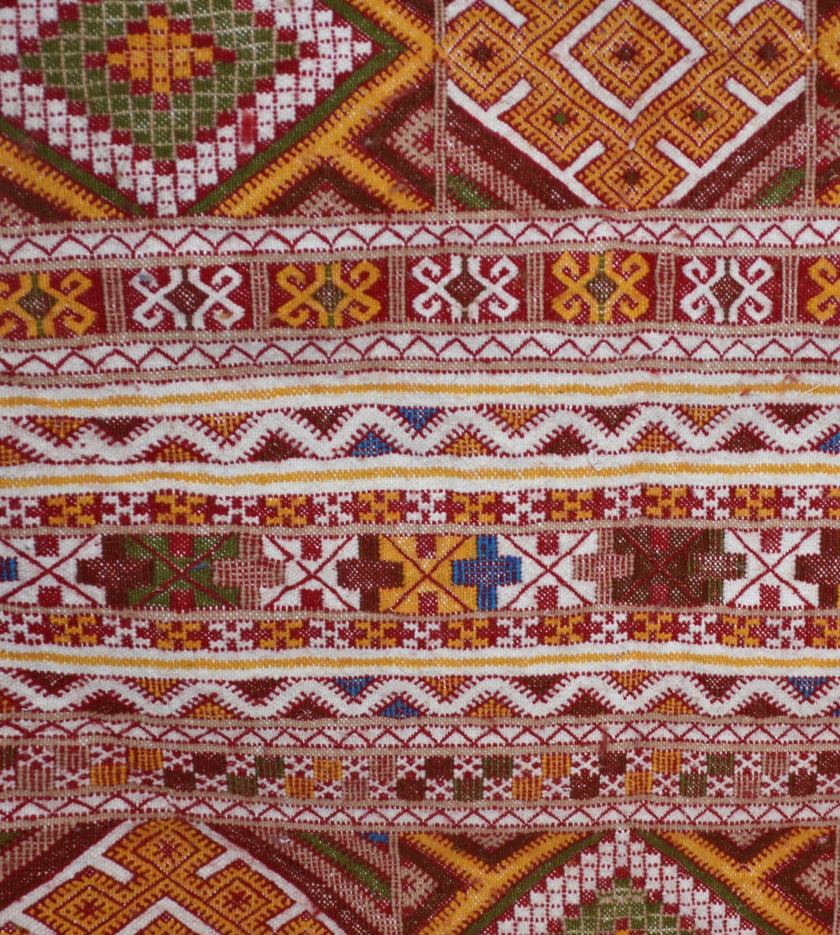 Flatweave kilim hanbal Moroccan rug - 3.94 x 6.1 ft / 120 x 185 cm - Berbers Market