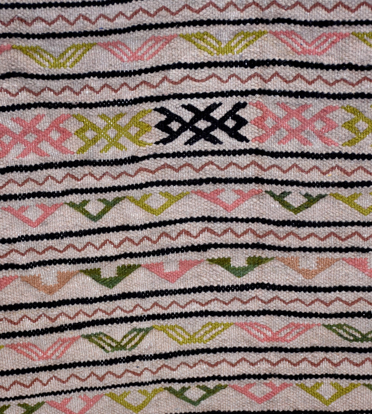 Flatweave kilim hanbal Moroccan rug - 3.95 x 5.91 ft / 120 x 180 cm - Berbers Market