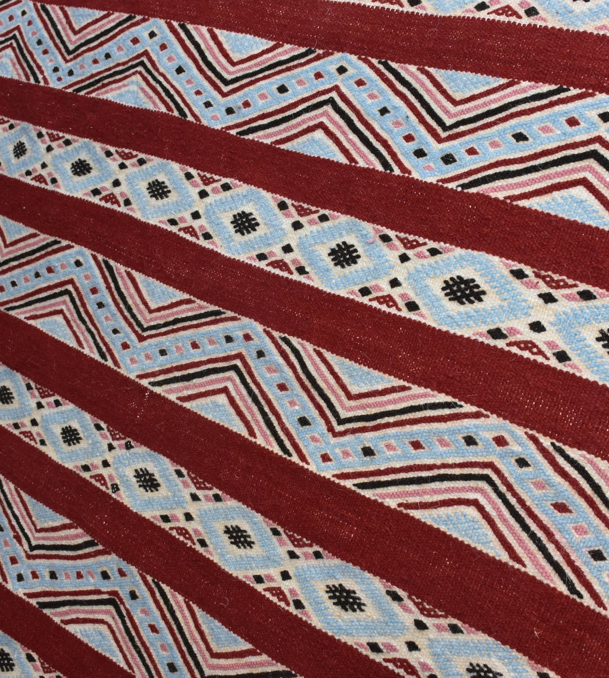 Flatweave kilim hanbal Moroccan rug - 4.43 x 7.06 ft / 135 x 215 cm - Berbers Market