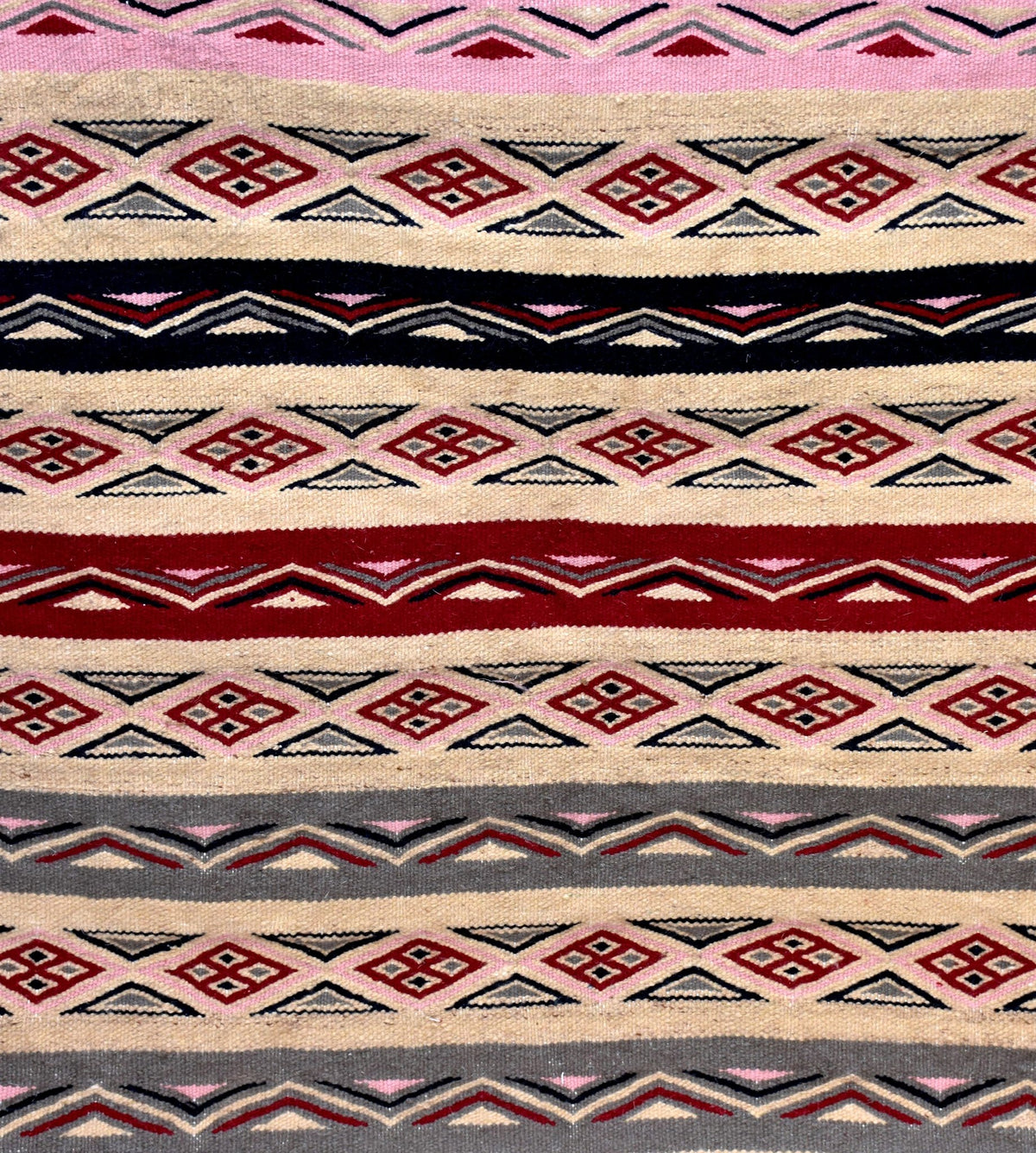 Flatweave kilim hanbal Moroccan rug - 4.6 x 6.1 ft / 140 x 210 cm - Berbers Market