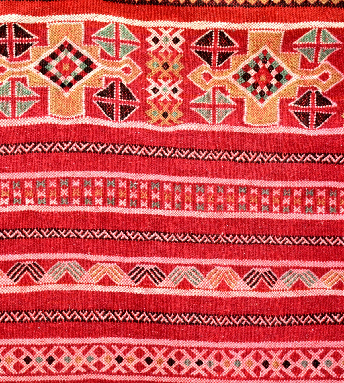 Flatweave kilim hanbal Moroccan rug - 4.6 x 7.71 ft / 140 x 235 cm - Berbers Market