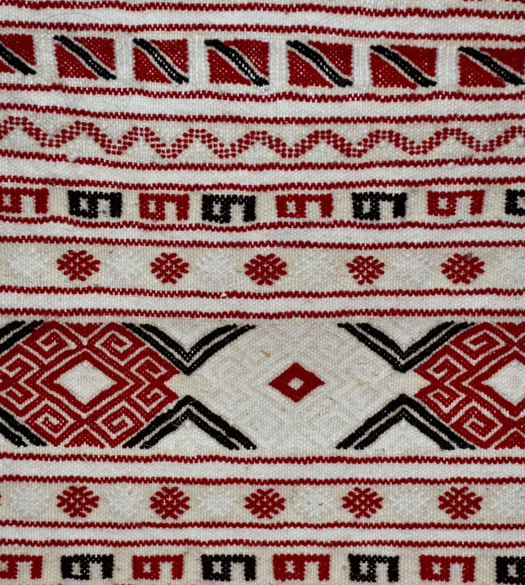 Flatweave kilim hanbal Moroccan rug - 4.93 x 6.9 ft / 150 x 210 cm - Berbers Market