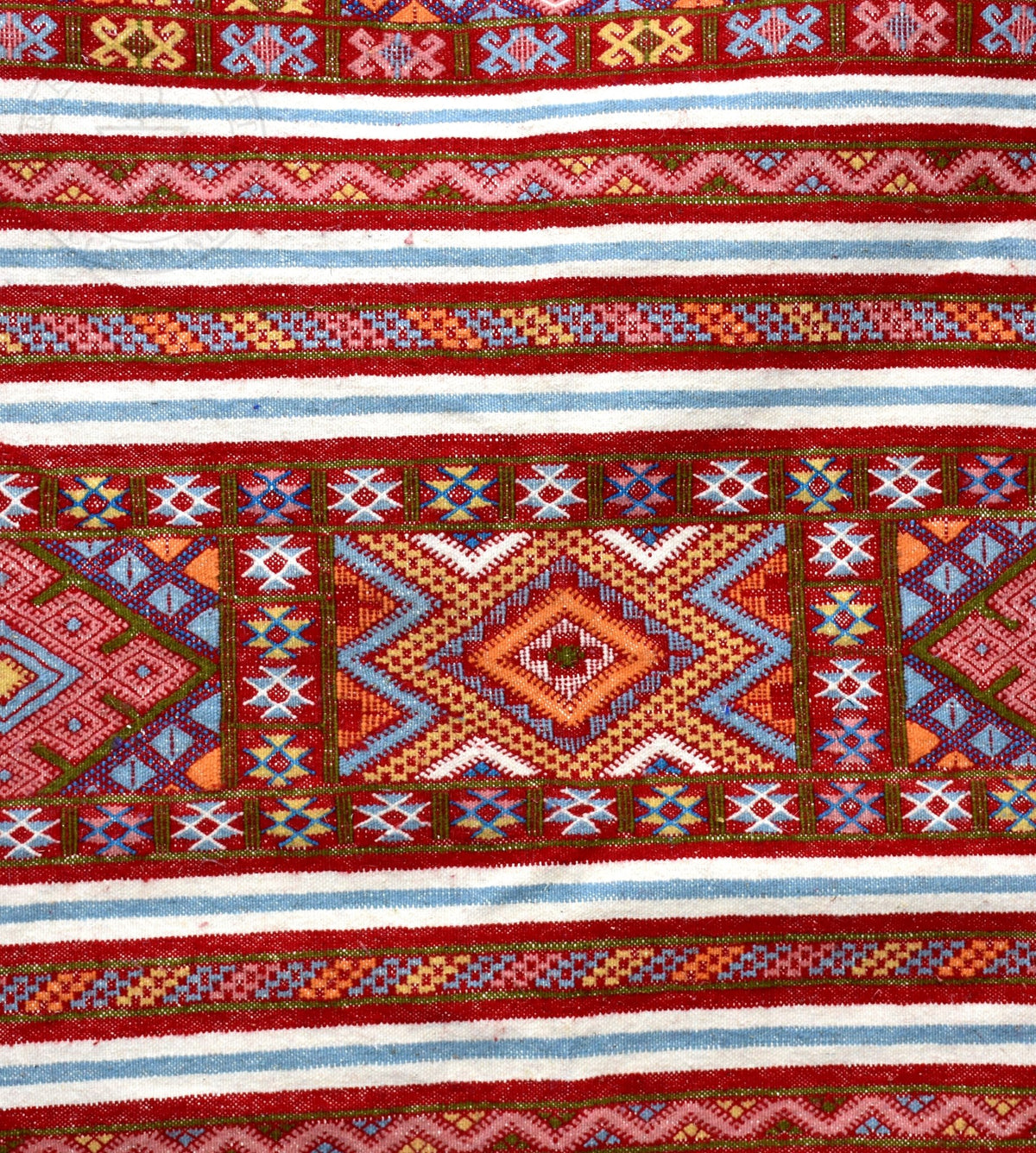 Flatweave kilim hanbal Moroccan rug - 4.93 x 7.06 ft / 150 x 215 cm - Berbers Market