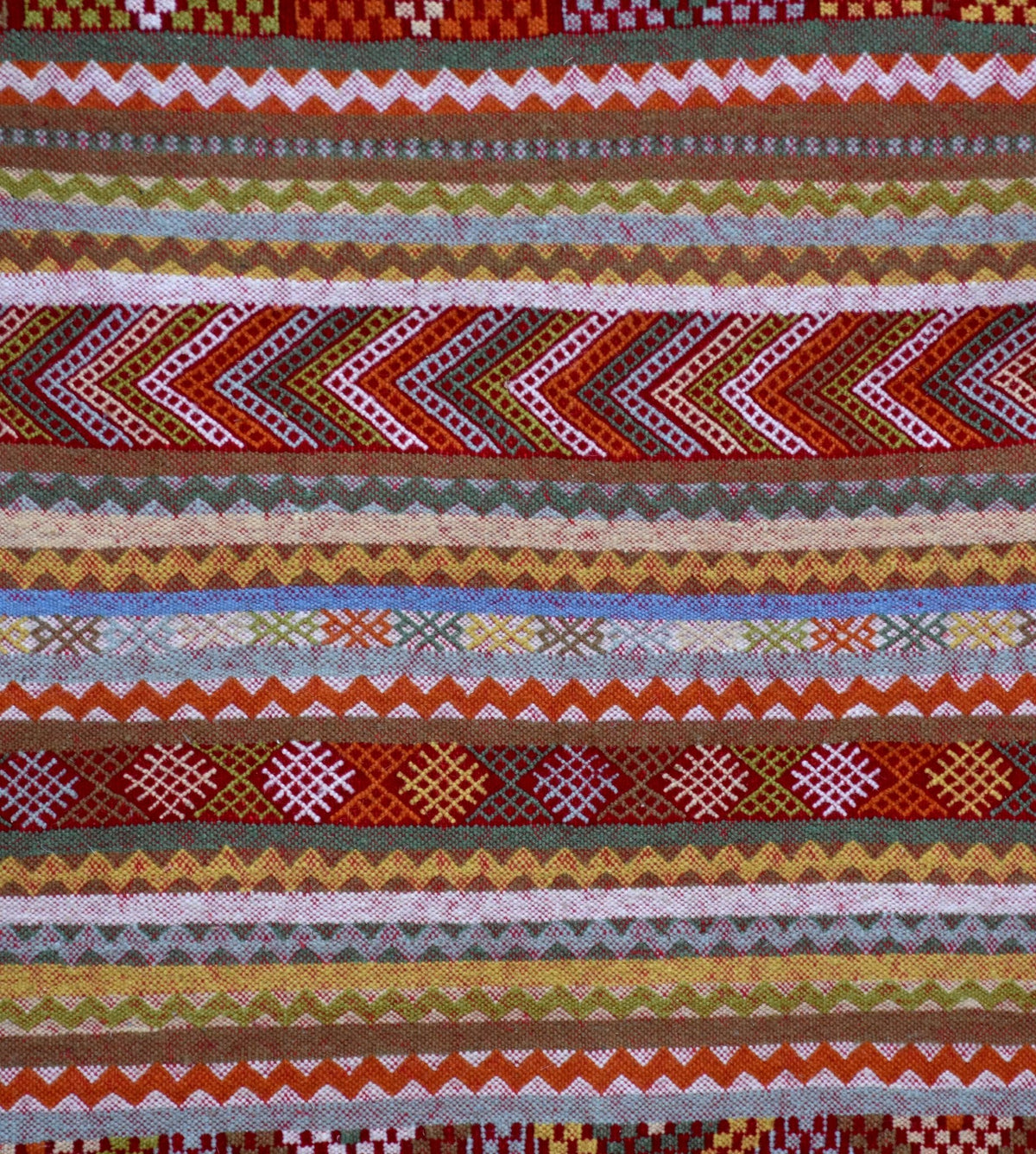 Flatweave kilim hanbal Moroccan rug - 4.93 x 7.9 ft / 150 x 240 cm - Berbers Market