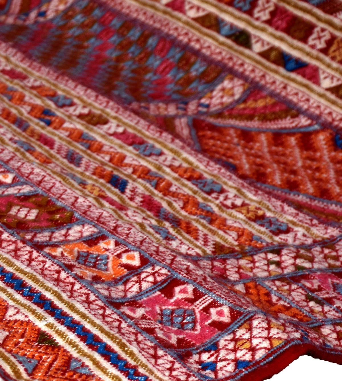 Flatweave kilim hanbal Moroccan rug - 5.09 x 6.6 ft / 155 x 201 cm - Berbers Market