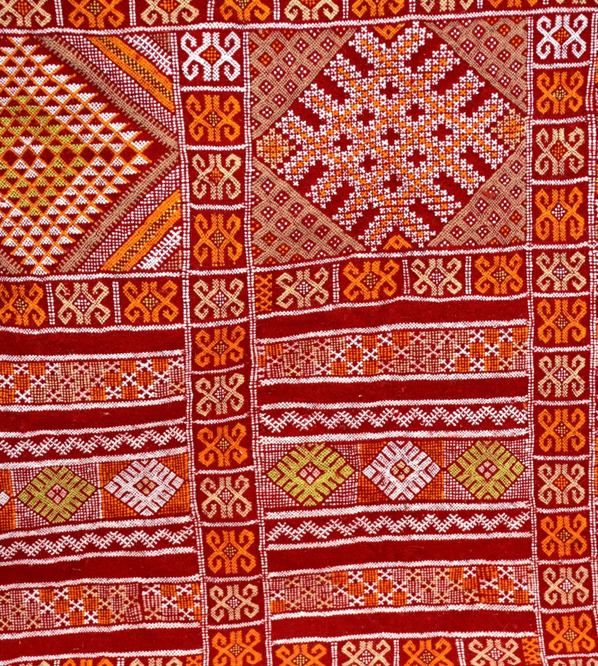 Flatweave kilim hanbal Moroccan rug - 5.1 x 6.73 ft / 155 x 205 cm - Berbers Market