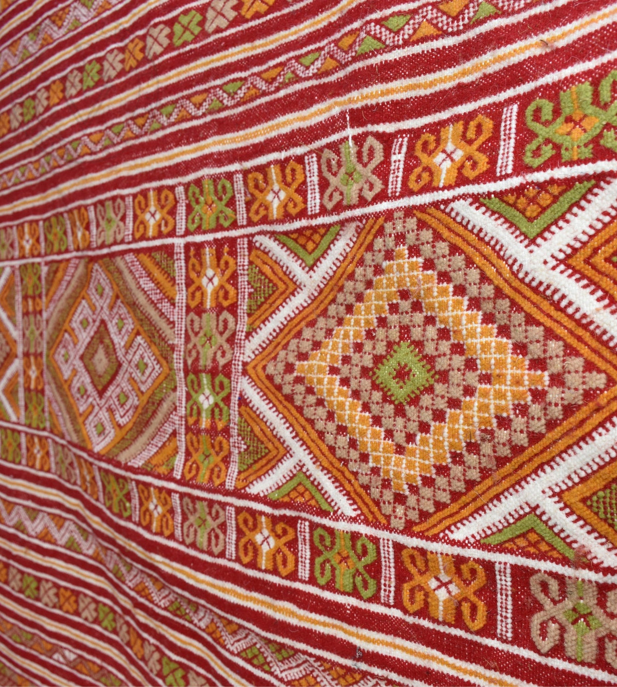 Flatweave kilim hanbal Moroccan rug - 5.1 x 7.9 ft / 155 x 240 cm - Berbers Market