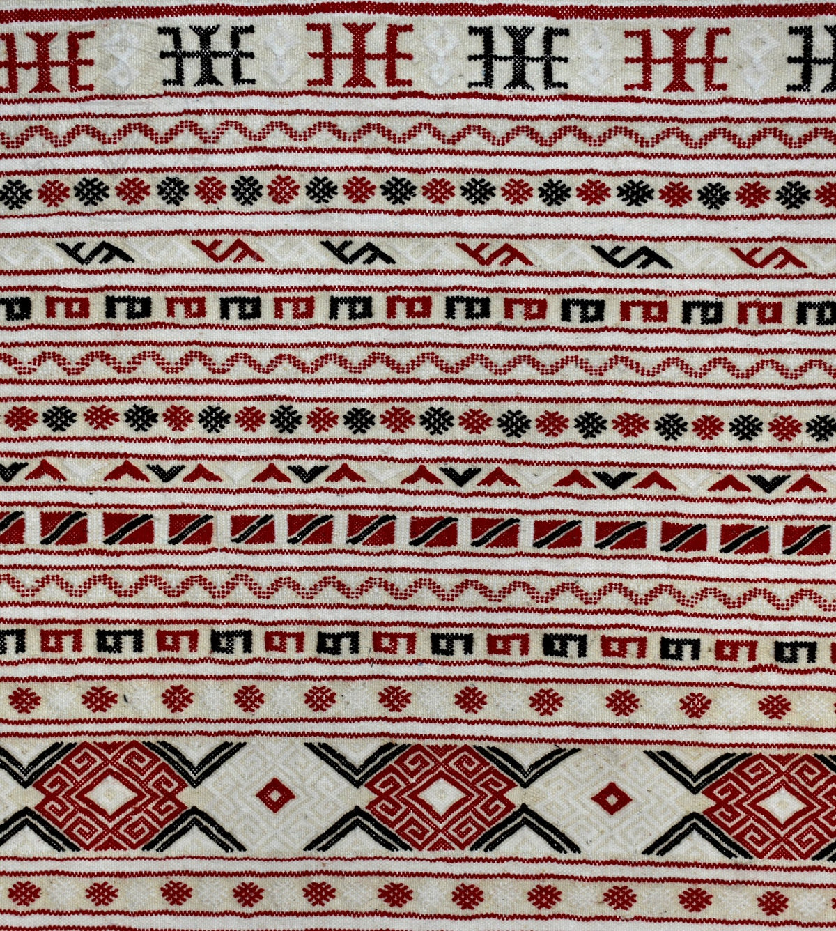 Flatweave kilim hanbal Moroccan rug - 5.25 x 6.73 ft / 160 x 205 cm - Berbers Market