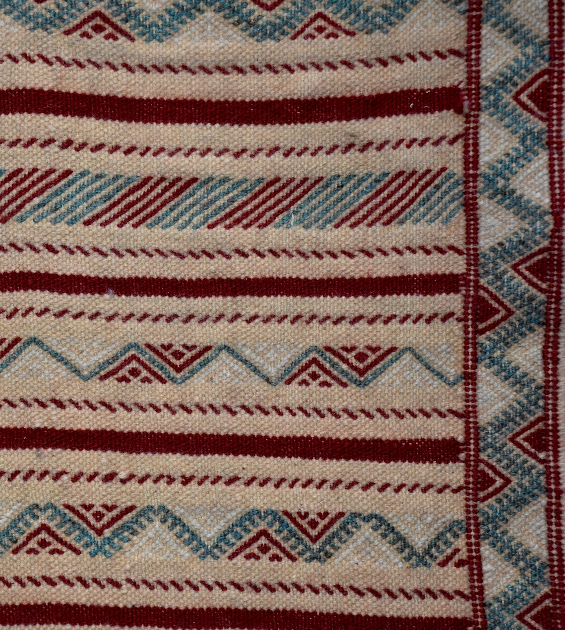 Flatweave kilim hanbal Moroccan rug - 5.25 x 8.7 ft / 160 x 265 cm - Berbers Market