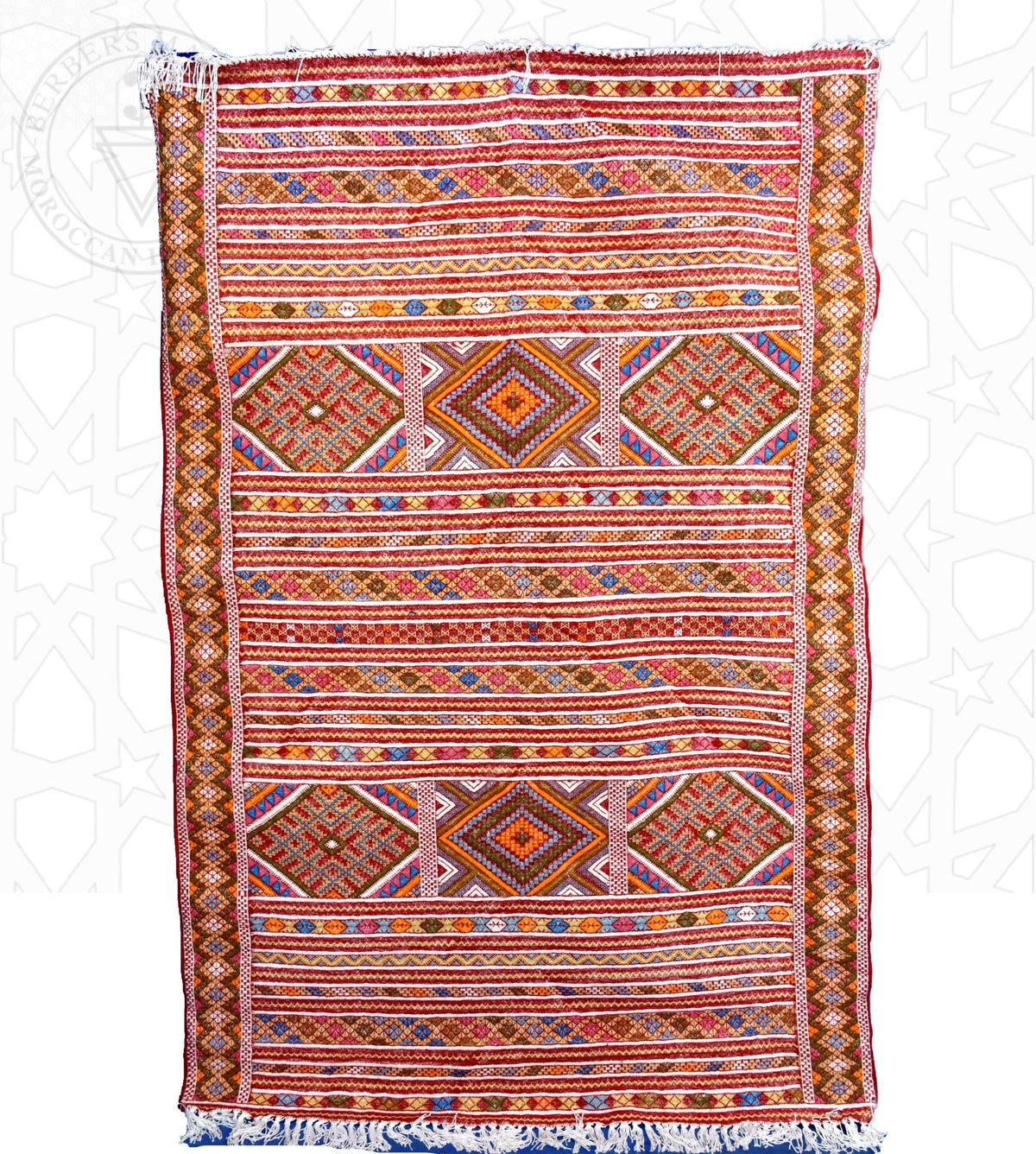 Flatweave kilim Moroccan rug - Berbers Market