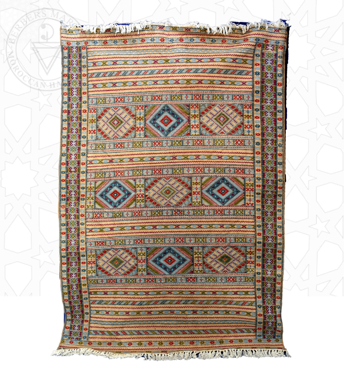 6x4 Vintage Moroccan Kilim Handwoven Rug Moroccan Rug 