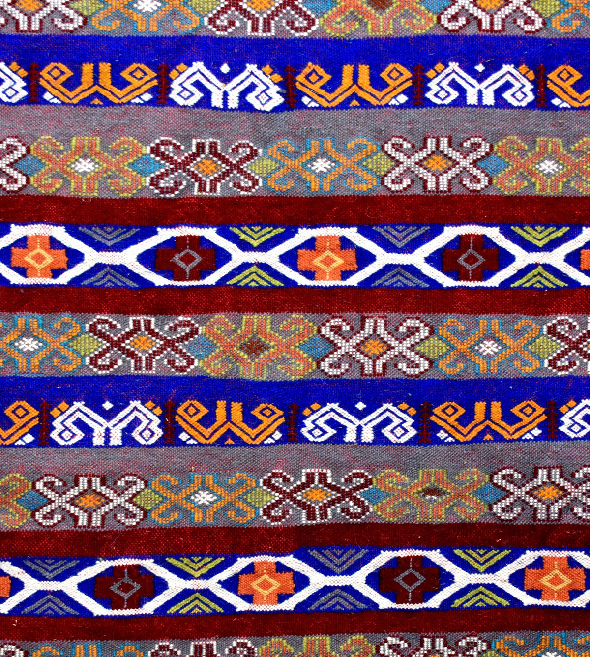 Flatweave kilim hanbal Moroccan rug - 5.75 x 7.9 ft / 175 x 240 cm - Berbers Market