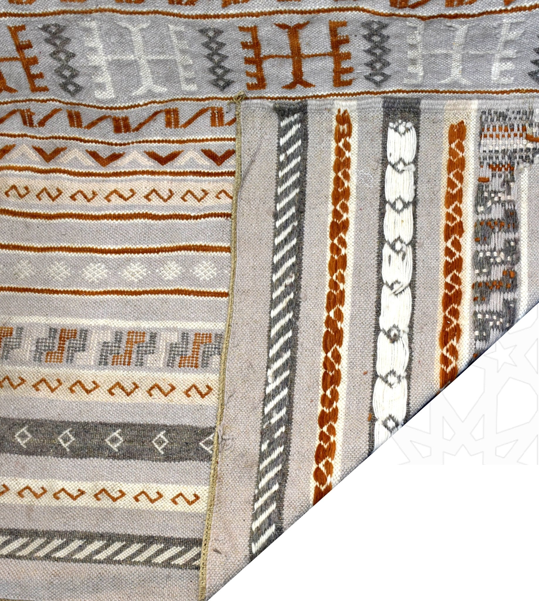 Flatweave kilim hanbal Moroccan rug - 5.91 x 9.85 ft / 180 x 300 cm - Berbers Market