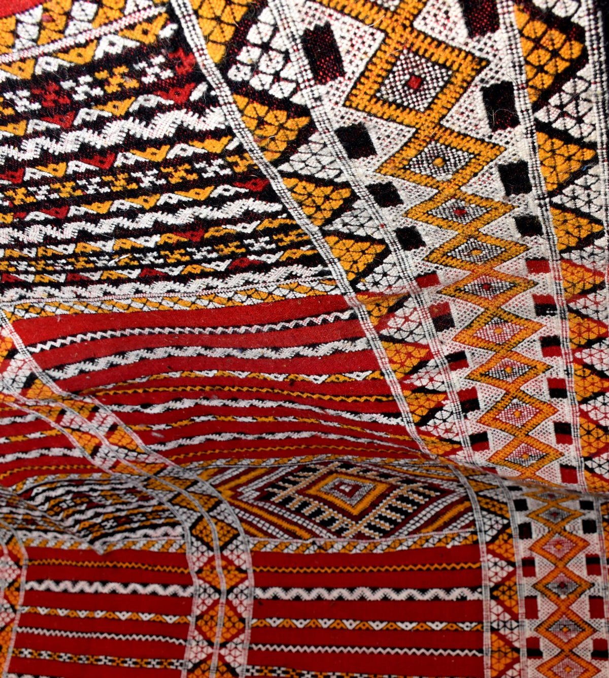 Flatweave kilim hanbal Moroccan rug - 6.57 x 9.85 ft / 200 x 300 cm - Berbers Market