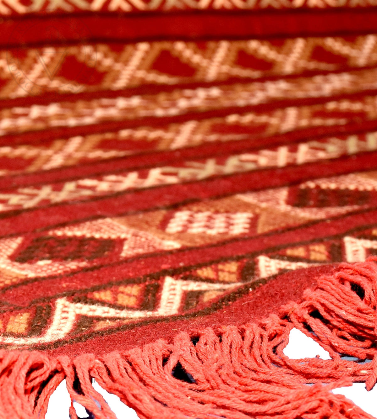 Flatweave kilim hanbal Moroccan rug - 6.57 x 9.85 ft / 200 x 300 cm - Berbers Market