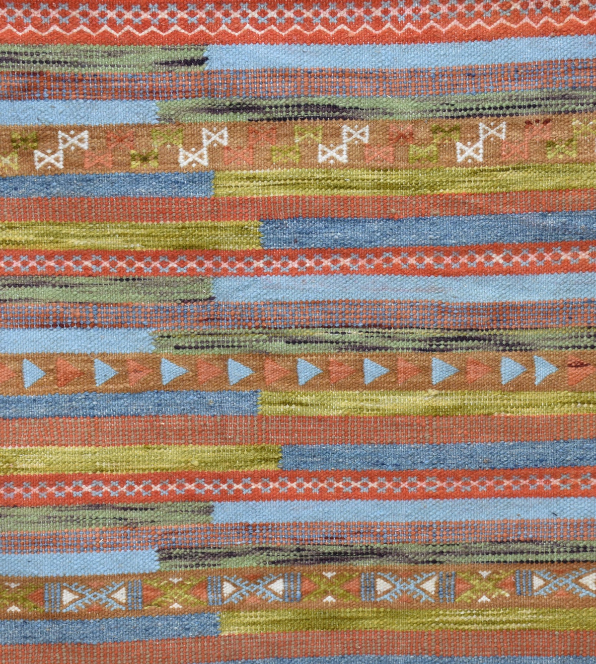 Flatweave kilim hanbal Moroccan rug - 6.57 x 9.85 ft / 200 x 300 cm - Berbers Market