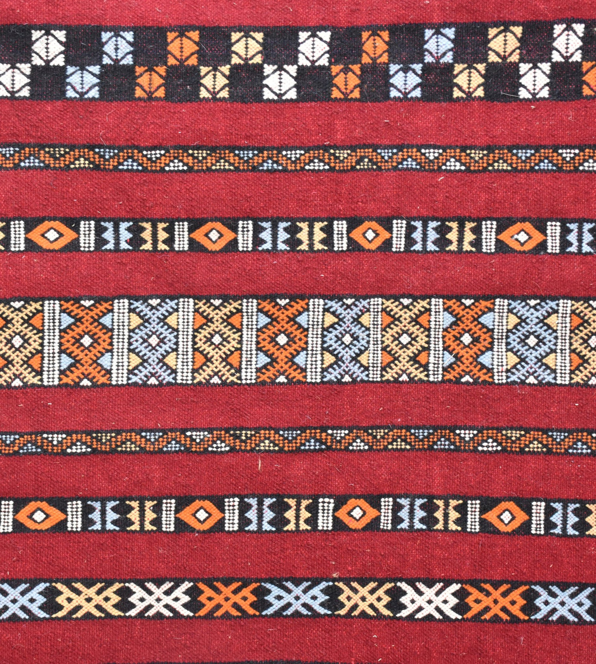 Flatweave kilim hanbal Moroccan rug - 6.57 x 9.85 ft / 200 x 300 cm - Berbers Market