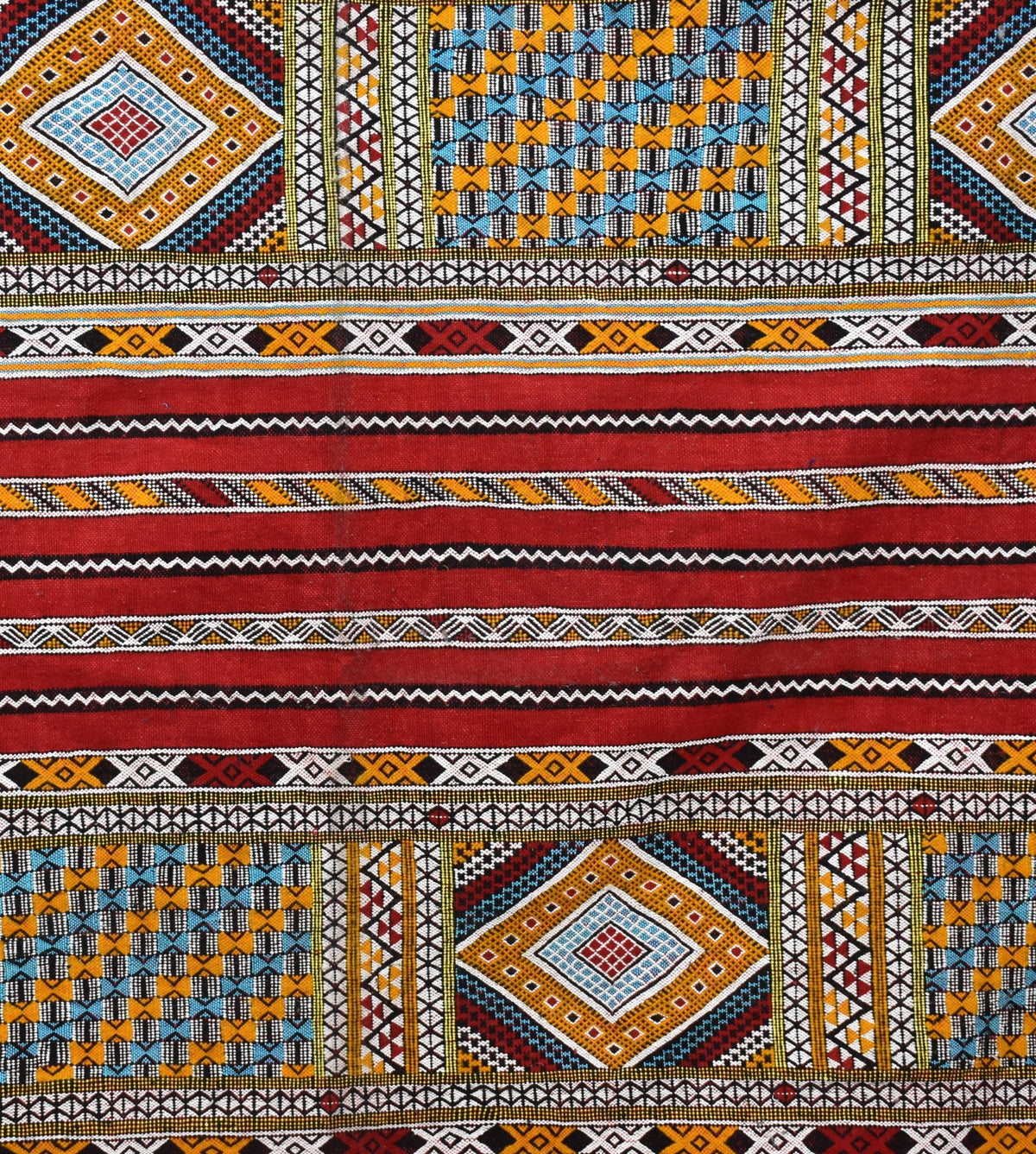 Flatweave kilim hanbal Moroccan rug - 7.9 x 10.34 ft / 240 x 315 cm - Berbers Market