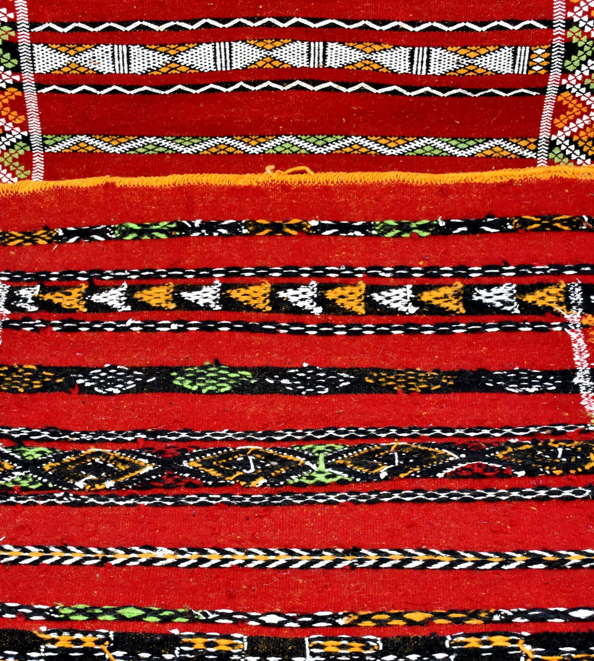 Flatweave Kilim Hanbal Moroccan runner rug - 2.8 x 17.56 ft / 85 x 535 cm - Berbers Market