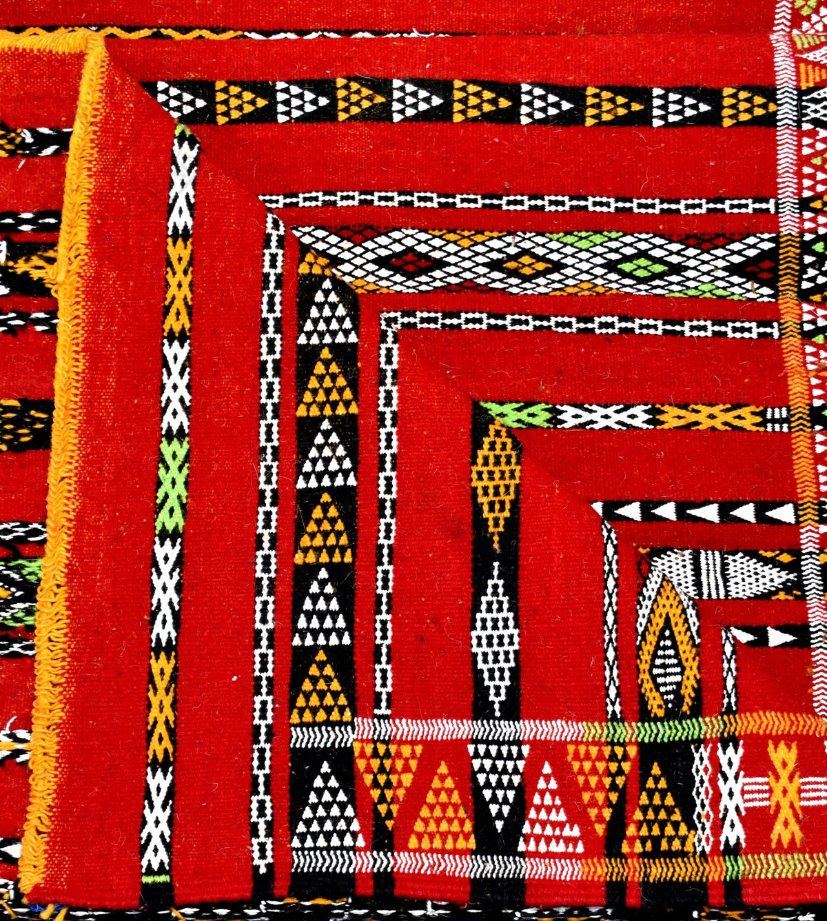 Flatweave Kilim Hanbal Moroccan runner rug - 2.8 x 17.56 ft / 85 x 535 cm - Berbers Market