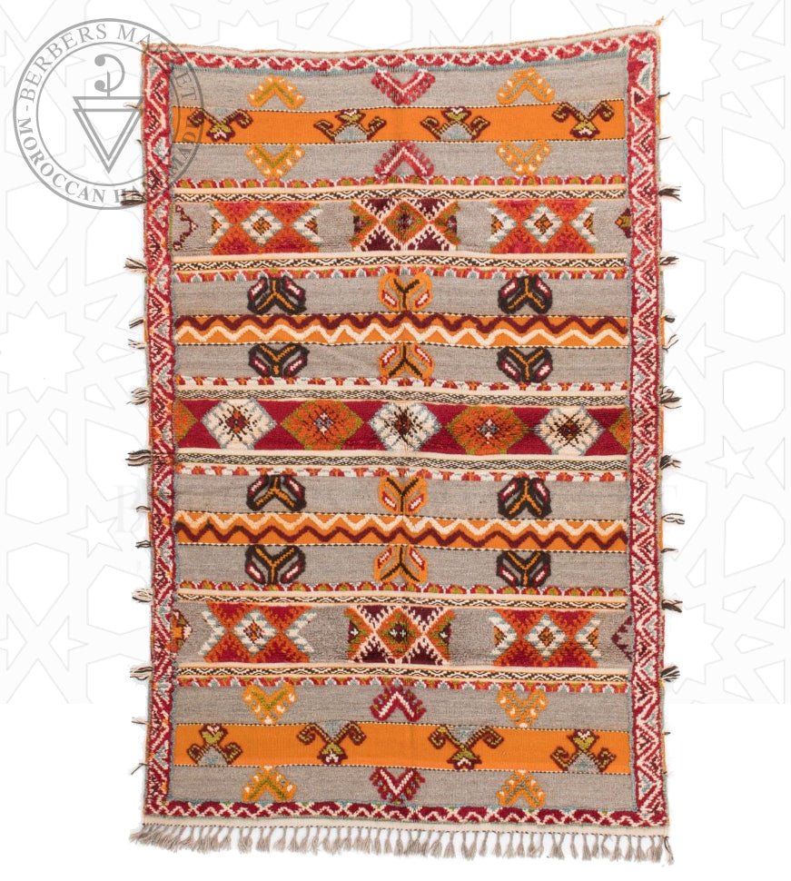 Flatweave kilim Moroccan rug - Berbers Market