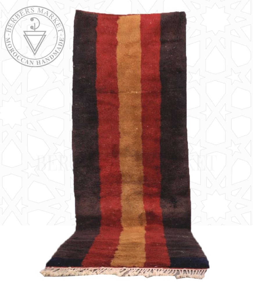 Luxury Mrirt runner Moroccan rug - Berbers Market