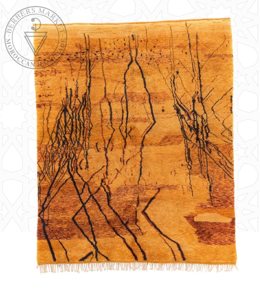 Luxury Mrirt shag Moroccan rug - Berbers Market