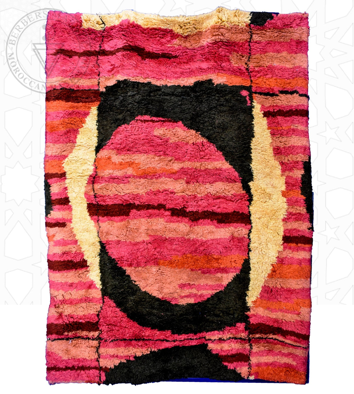 Luxury Mrirt shag Moroccan rug - 5.42 x 7.71 ft / 165 x 235 cm - Berbers Market