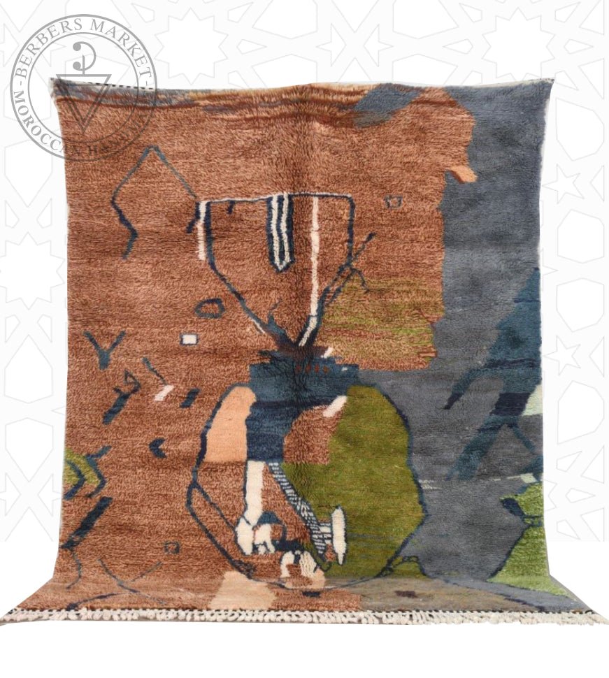 Luxury Mrirt shag Moroccan rug - Berbers Market