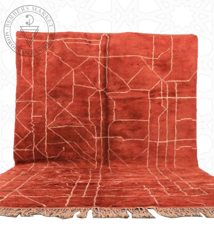 Luxury Mrirt shag Moroccan rug - Berbers Market