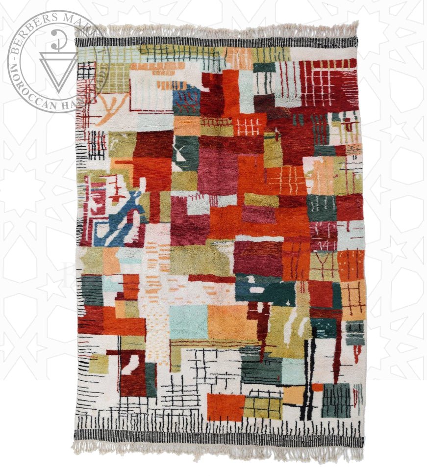 Luxury Mrirt shag Moroccan rug - Berbers Market