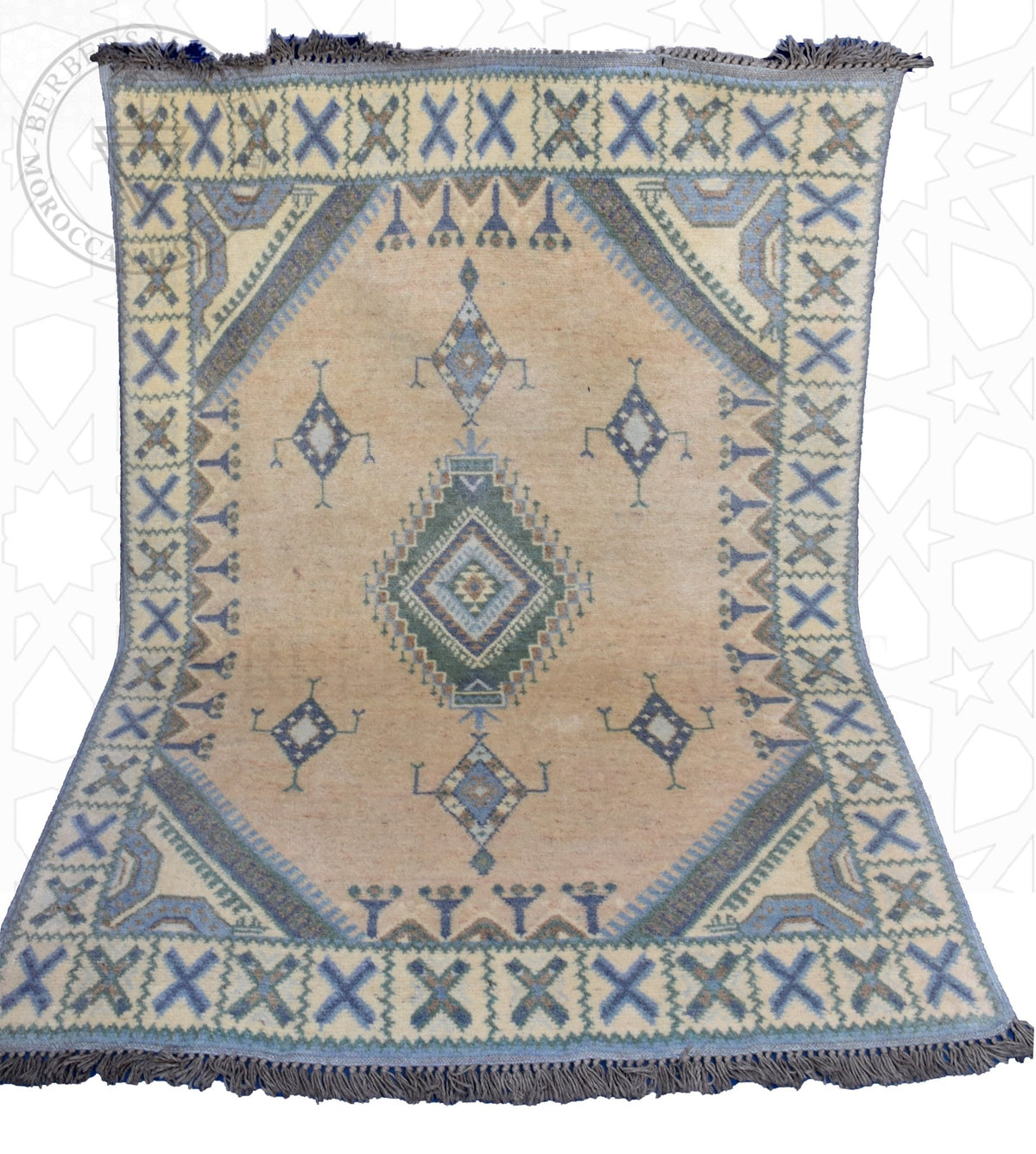 Luxury Taznakht Moroccan rug - 5.1 x 7.22 ft / 155 x 220 cm - Berbers Market