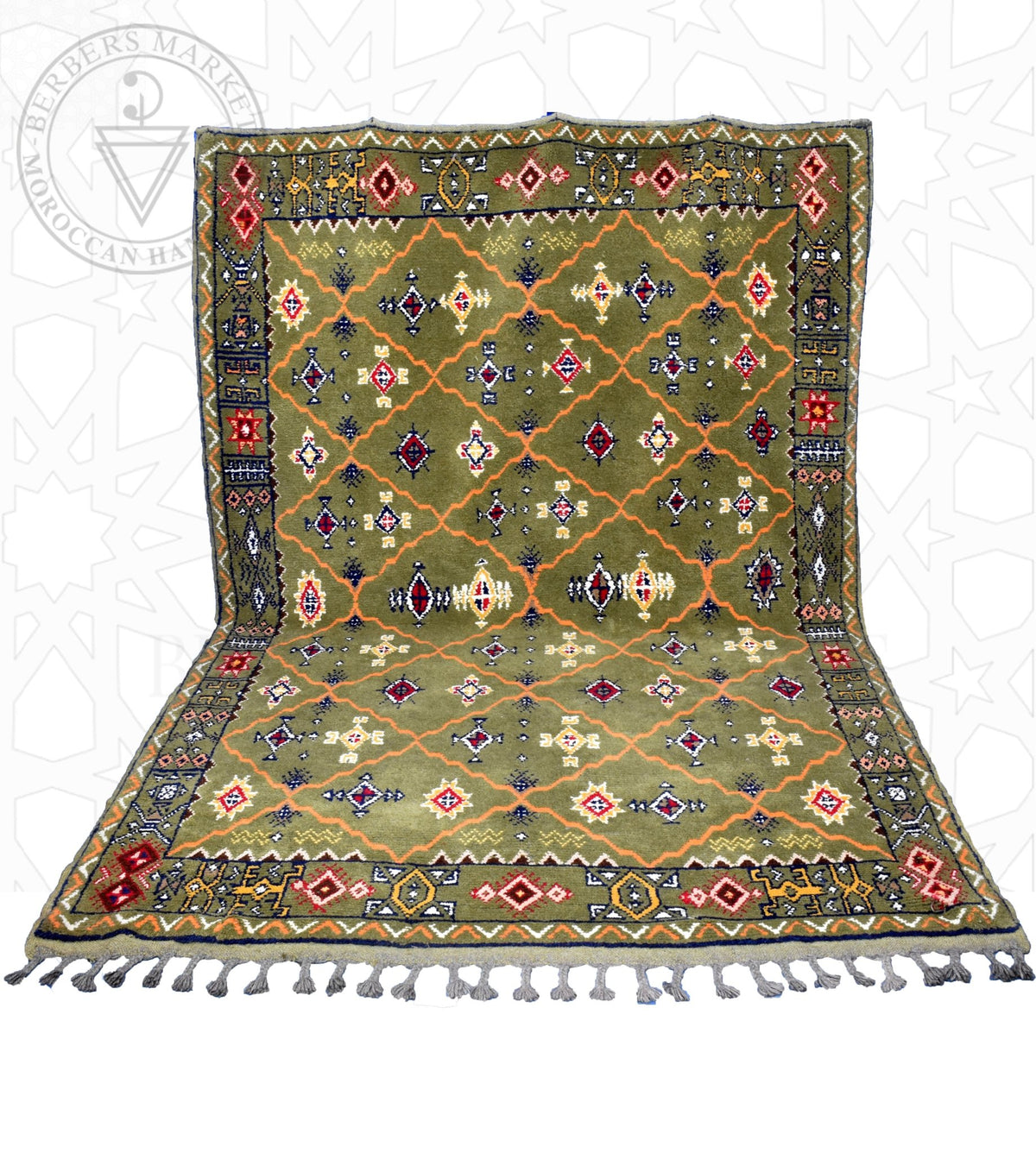 Luxury Taznakht Moroccan rug - 5.75 x 8.37 ft / 175 x 255 cm - Berbers Market