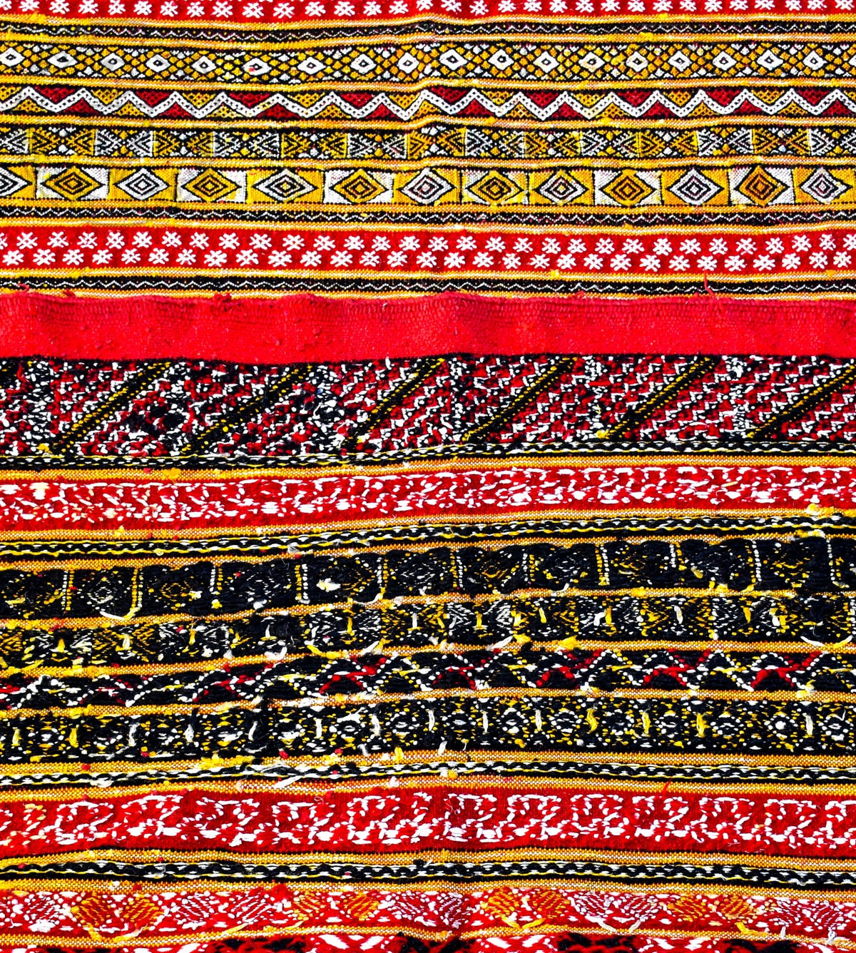 Taznakht Kilim flatweave Moroccan rug - 3.61 x 6.4 ft / 110 x 195 cm - Berbers Market