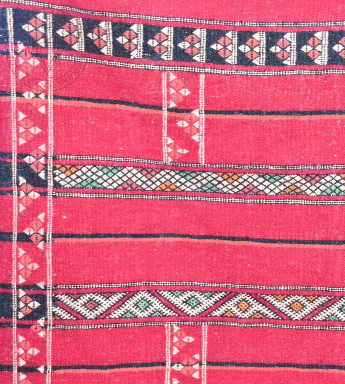 Taznakht Kilim flatweave Moroccan rug - 3.78 x 5.75 ft / 115 x 175 cm - Berbers Market