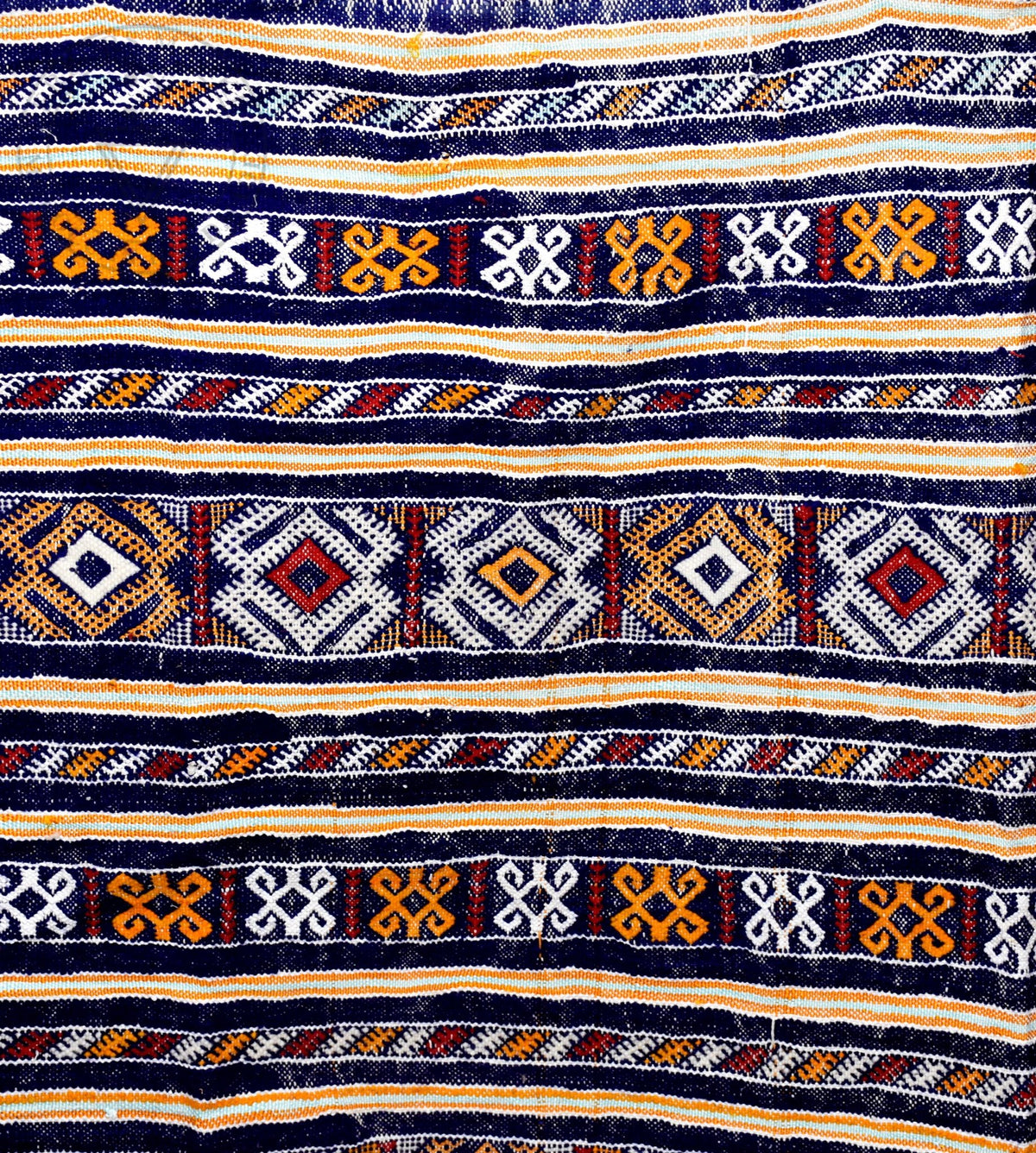 Taznakht Kilim flatweave Moroccan rug - 4.43 x 6.24 ft / 135 x 190 cm - Berbers Market