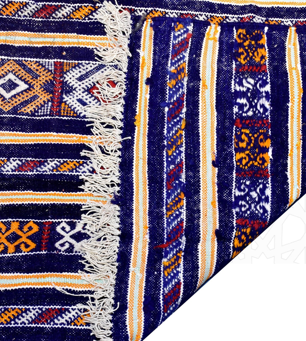 Taznakht Kilim flatweave Moroccan rug - 4.43 x 6.24 ft / 135 x 190 cm - Berbers Market