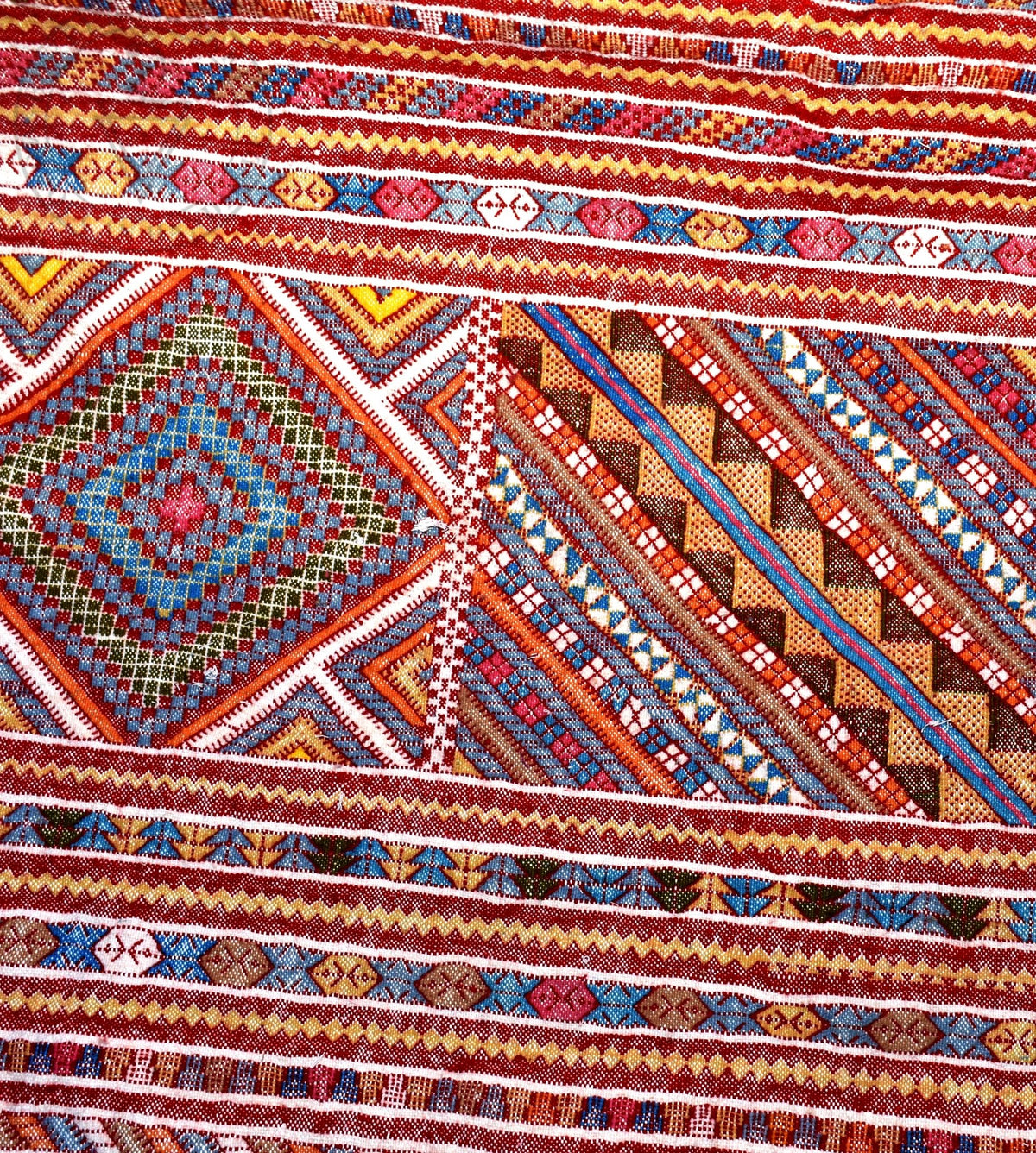 Taznakht Kilim flatweave Moroccan rug - 4.76 x 6.24 ft / 145 x 190 cm - Berbers Market