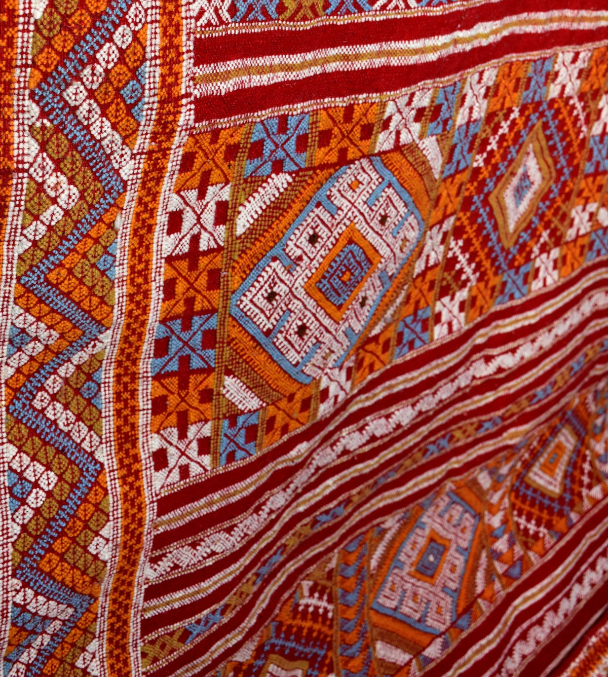 Taznakht Kilim flatweave Moroccan rug - 4.76 x 7.06 ft / 145 x 215 cm - Berbers Market