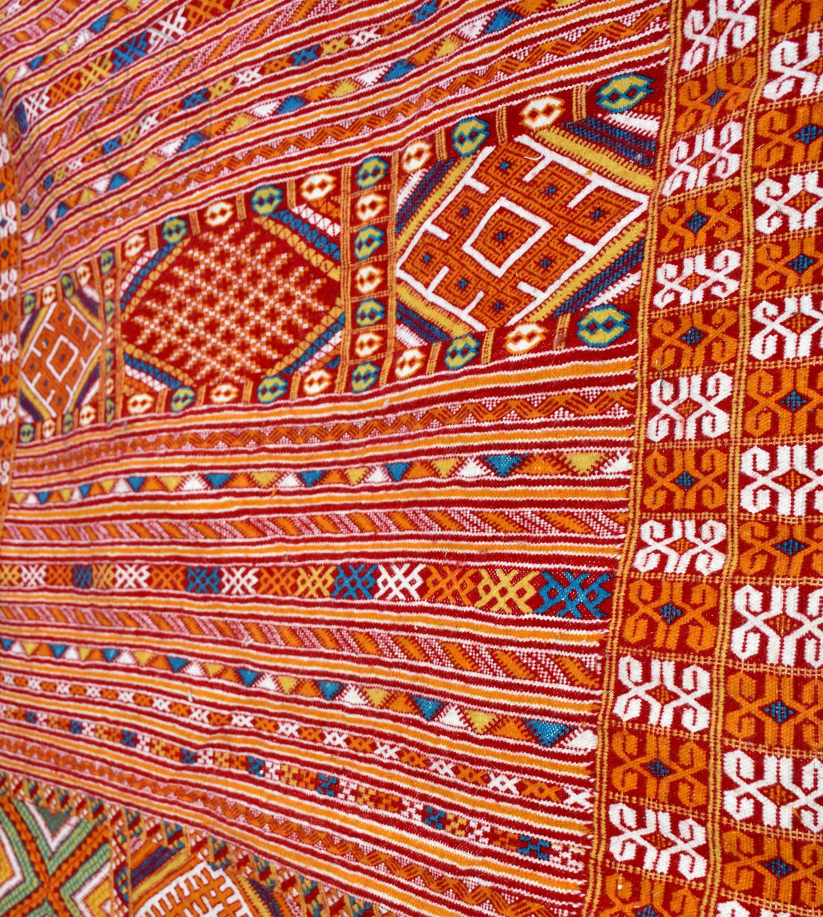 Taznakht Kilim flatweave Moroccan rug - 5.09 x 8.21 ft / 155 x 250 cm - Berbers Market