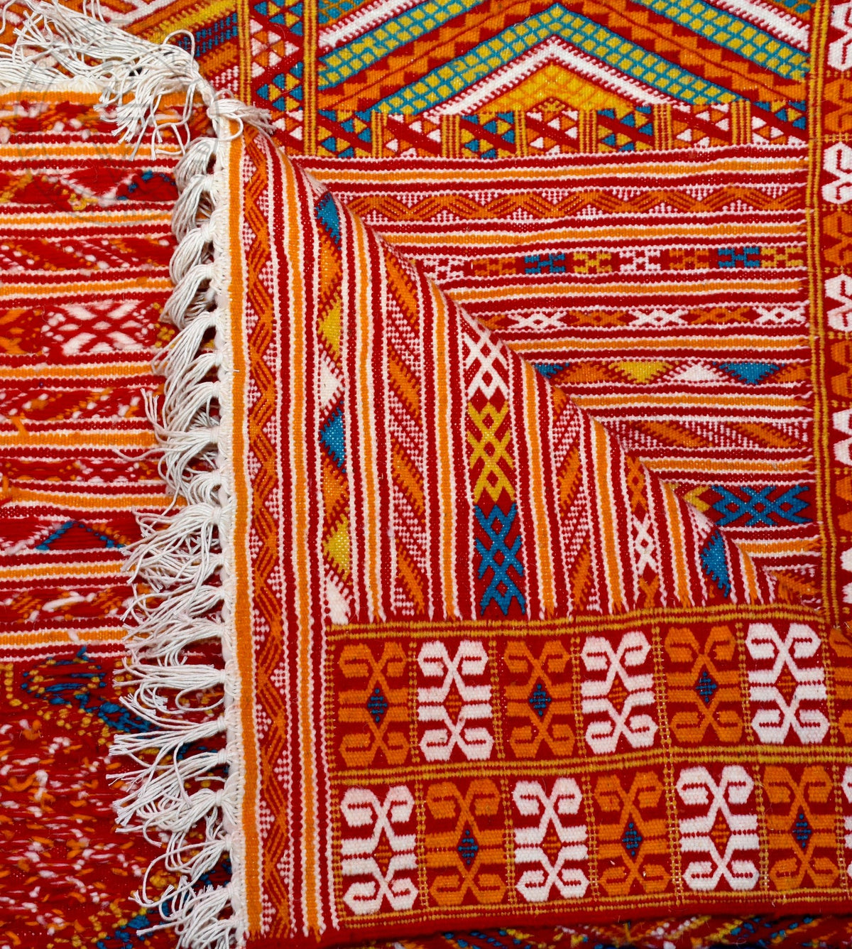 Taznakht Kilim flatweave Moroccan rug - 5.09 x 8.21 ft / 155 x 250 cm - Berbers Market