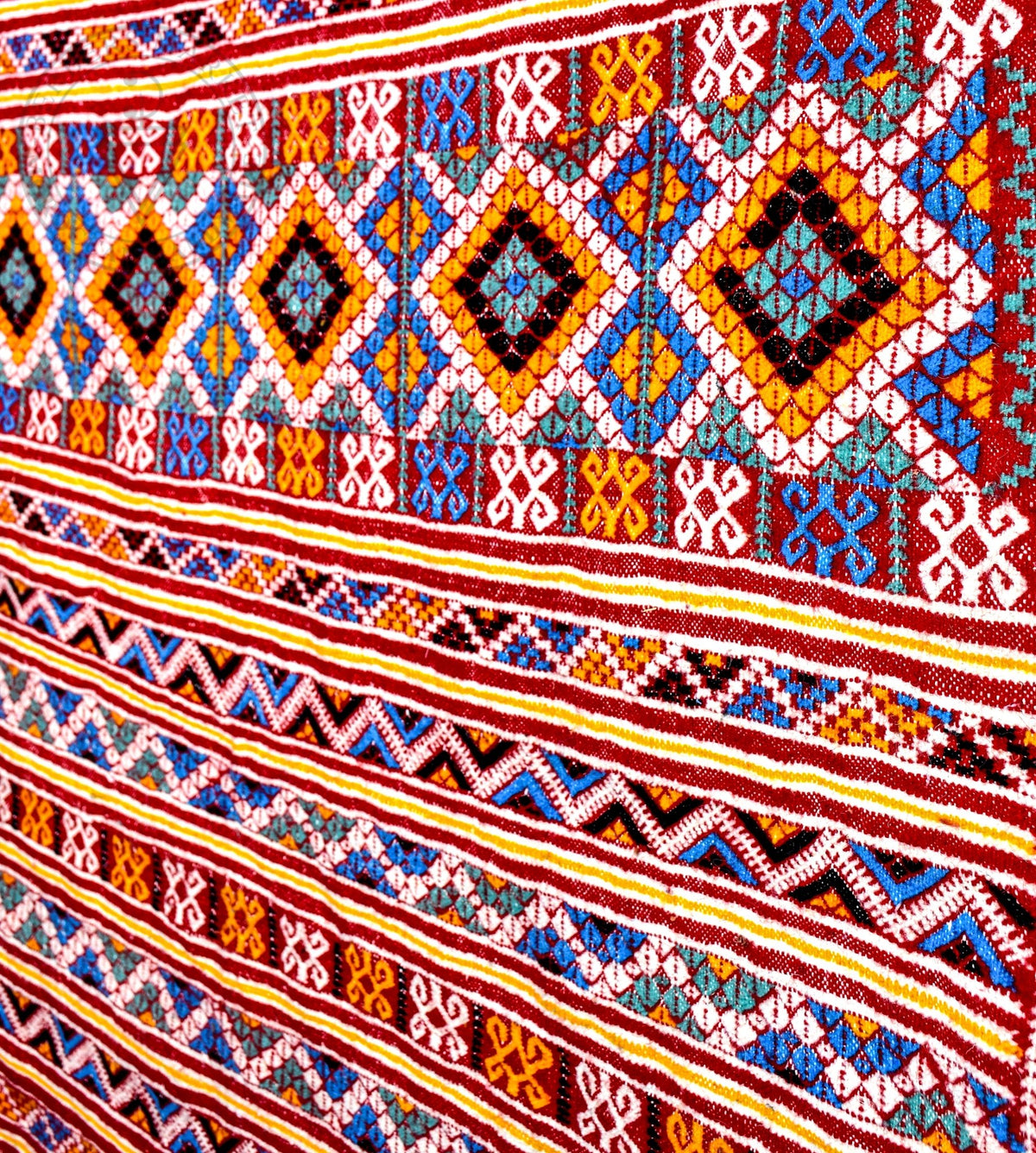 Taznakht Kilim flatweave Moroccan rug - 5.25 x 7.71 ft / 160 x 235 cm - Berbers Market