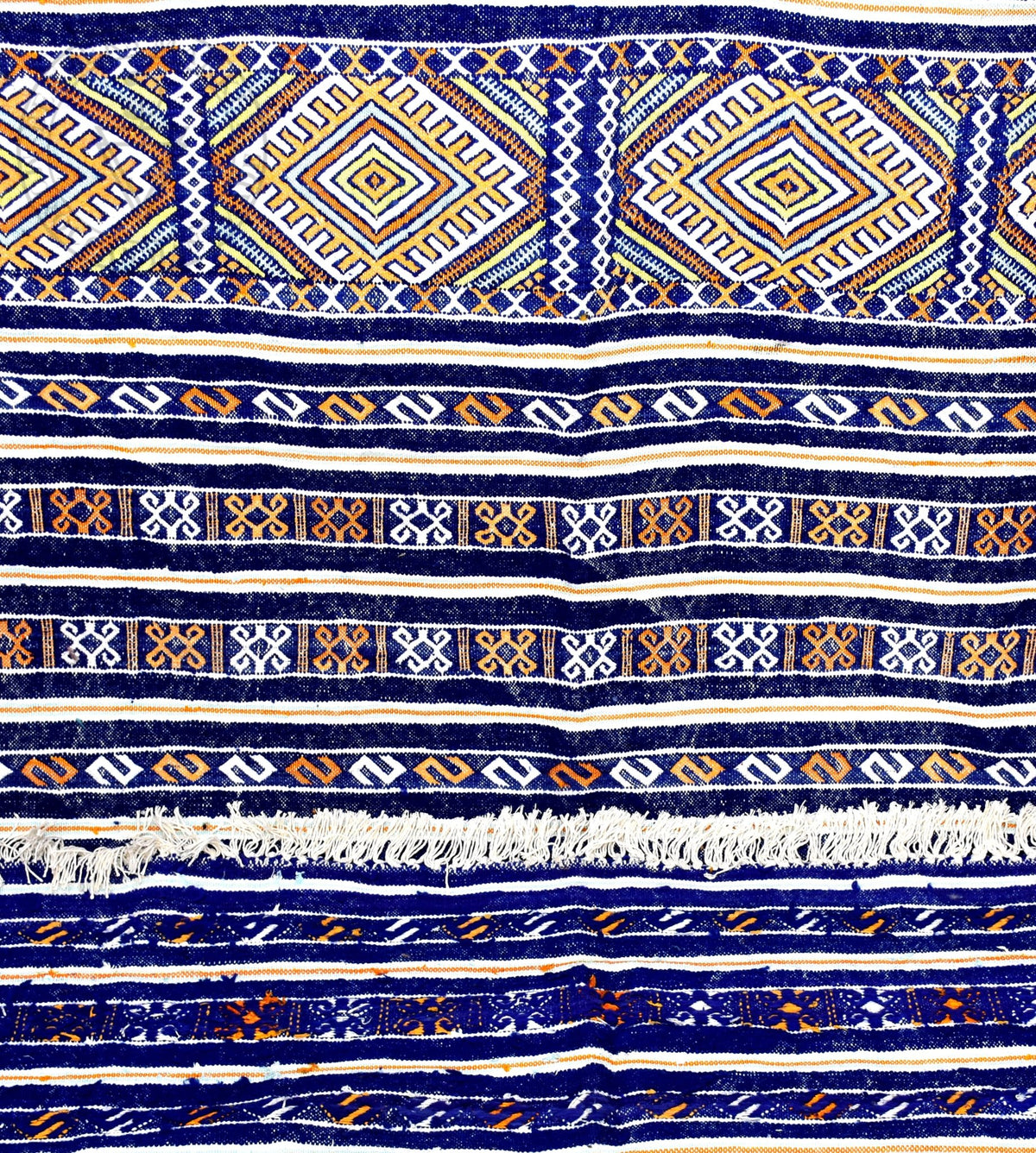 Taznakht Kilim flatweave Moroccan rug - 6.07 x 6.89 ft / 185 x 210 cm - Berbers Market