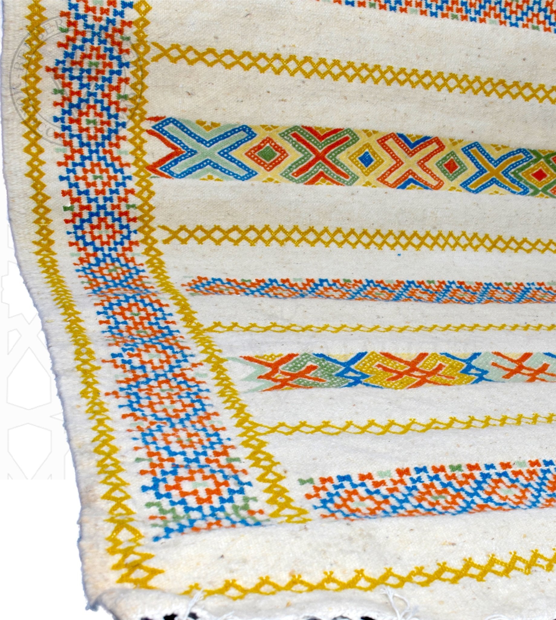 Taznakht Kilim flatweave Moroccan rug - 6.1 x 10.67 ft / 185 x 325 cm - Berbers Market