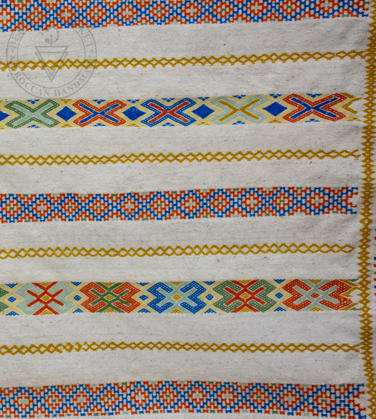 Taznakht Kilim flatweave Moroccan rug - 6.1 x 10.67 ft / 185 x 325 cm - Berbers Market